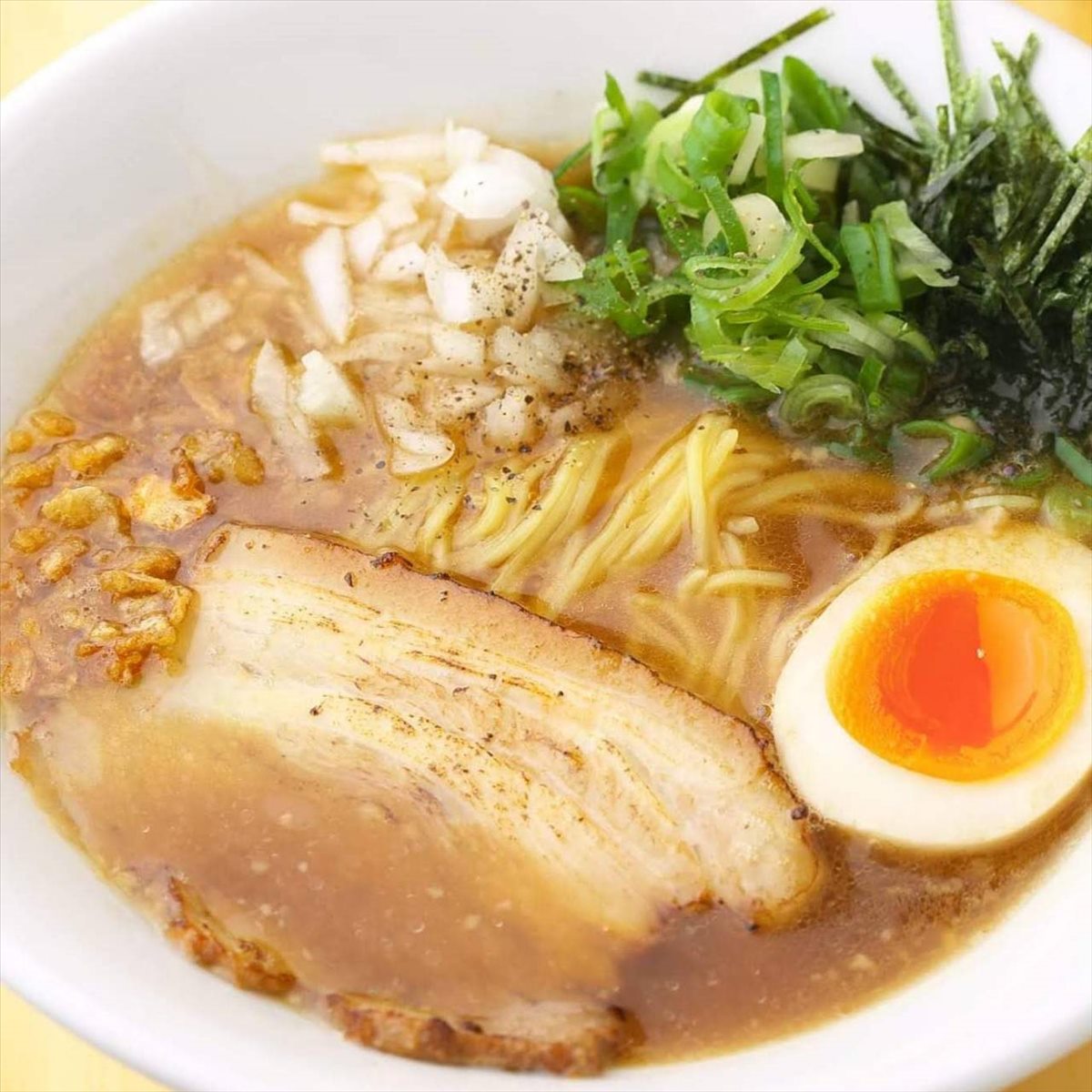自家製ラーメンのアップ